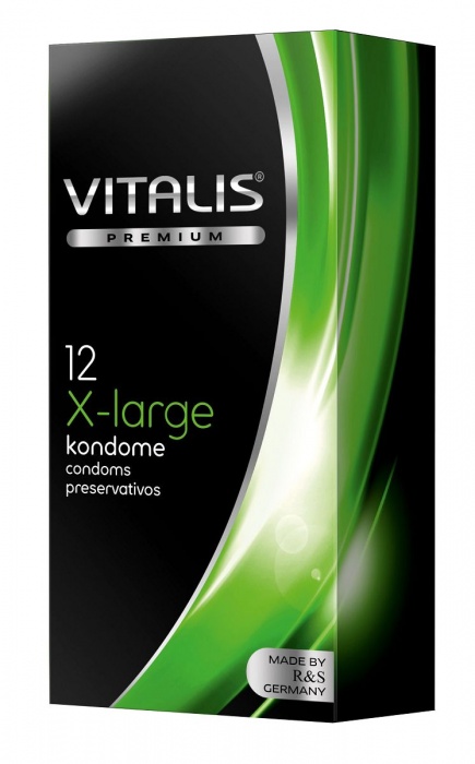 Презервативы увеличенного размера VITALIS PREMIUM x-large - 12 шт. - Vitalis - купить с доставкой в Раменском