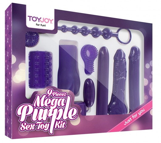 Эротический набор Toy Joy Mega Purple - Toy Joy - купить с доставкой в Раменском