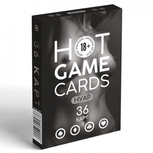 Игральные карты HOT GAME CARDS НУАР - 36 шт. - Сима-Ленд - купить с доставкой в Раменском