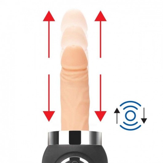 Портативная секс-машина Thrusting Compact Sex Machine c 2 насадками - Lux Fetish - купить с доставкой в Раменском