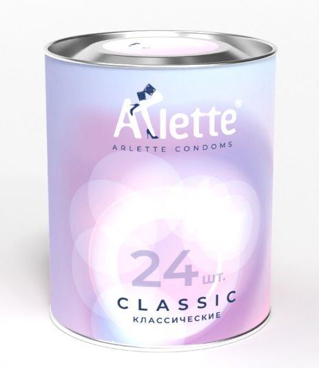 Классические презервативы Arlette Classic - 24 шт. - Arlette - купить с доставкой в Раменском