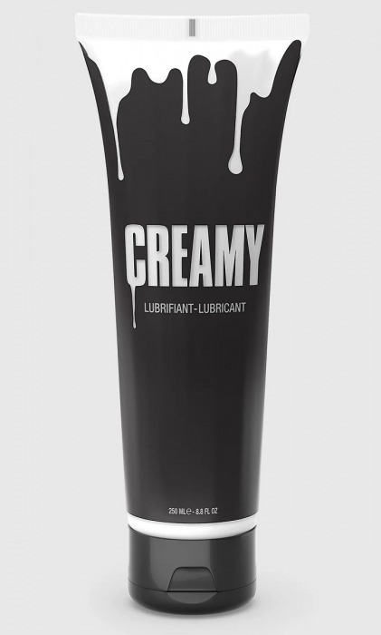 Смазка на водной основе Creamy с консистенцией спермы - 250 мл. - Strap-on-me - купить с доставкой в Раменском