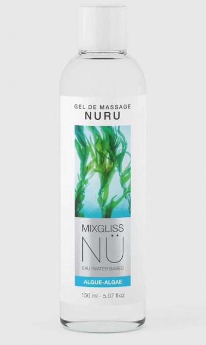 Массажный гель на водной основе Mixgliss NU Algae - 150 мл. - Strap-on-me - купить с доставкой в Раменском
