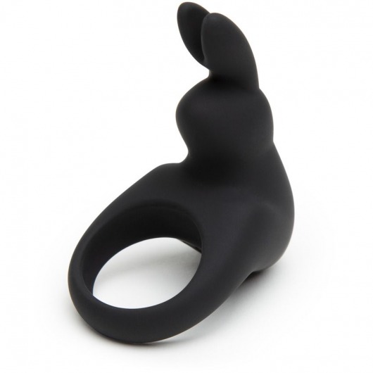 Черное эрекционное виброкольцо Happy Rabbit Rechargeable Rabbit Cock Ring - Happy Rabbit - в Раменском купить с доставкой