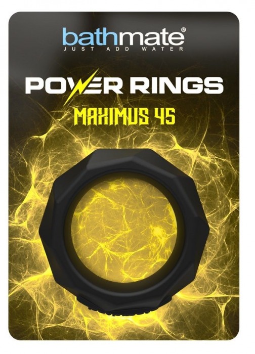 Черное эрекционное кольцо Maximus 45 - Bathmate - в Раменском купить с доставкой
