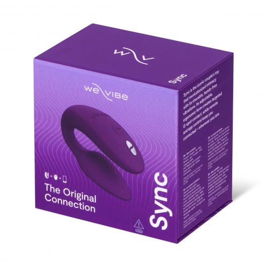 Фиолетовый вибратор для пар We-Vibe Sync 2 - We-vibe