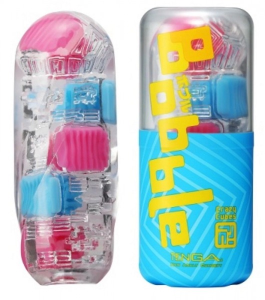 Мастурбатор Tenga Bobble Crazy Cubes - Tenga - в Раменском купить с доставкой
