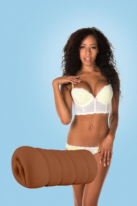 Коричневый мастурбатор-вагина BRIANNA - Dream Toys - в Раменском купить с доставкой
