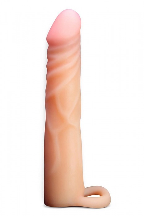 Телесная насадка на пенис Cock Xtender - 17,7 см. - Blush Novelties - в Раменском купить с доставкой