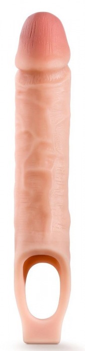 Телесная насадка на пенис 10 Inch Cock Sheath Extender - 25 см. - Blush Novelties - в Раменском купить с доставкой