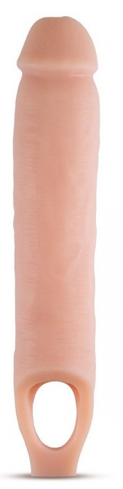 Телесная насадка на пенис 11.5 Inch Cock Sheath Penis Extender - 29,2 см. - Blush Novelties - в Раменском купить с доставкой