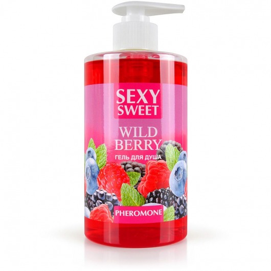 Гель для душа Sexy Sweet Wild Berry с ароматом лесных ягод и феромонами - 430 мл. -  - Магазин феромонов в Раменском