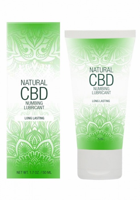 Лубрикант с пролонгирующим эффектом Natural CBD Numbing Lubricant - 50 мл. - Shots Media BV - купить с доставкой в Раменском