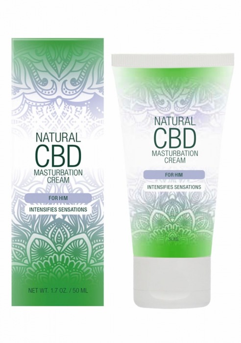 Крем для мастурбации для мужчин Natural CBD Masturbation Cream For Him - 50 мл. - Shots Media BV - купить с доставкой в Раменском