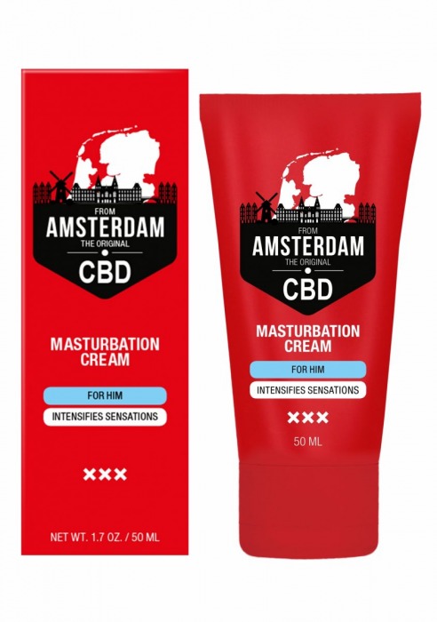 Крем для мастурбации для мужчин CBD from Amsterdam Masturbation Cream For Him - 50 мл. - Shots Media BV - купить с доставкой в Раменском