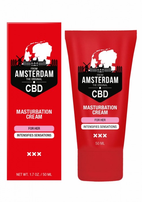 Крем для мастурбации для женщин CBD from Amsterdam Masturbation Cream For Her - 50 мл. - Shots Media BV - купить с доставкой в Раменском