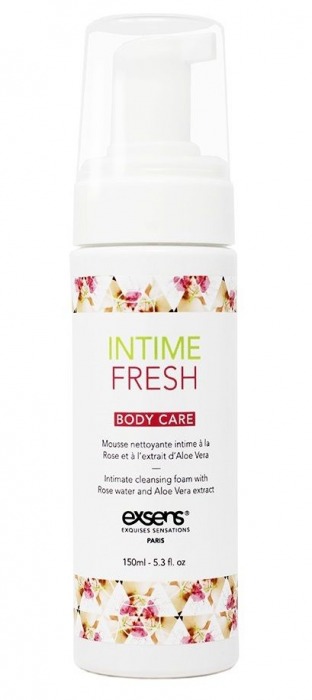 Органическая интимная очищающая пенка Intime Fresh - 150 мл. - Exsens - купить с доставкой в Раменском Органическая интимная очищающая пенка Intime Fresh - 150 мл. - Exsens - купить с доставкой в Раменском