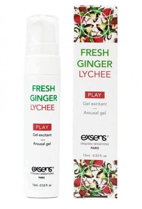 Возбуждающий гель Fresh Ginger Lychee Arousal Gel - 15 мл. - Exsens - купить с доставкой в Раменском