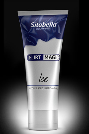 Силиконовая гель-смазка FLIRT MAGIC Ice с лёгким пролонгирующим эффектом - 75 мл. - Sitabella - купить с доставкой в Раменском