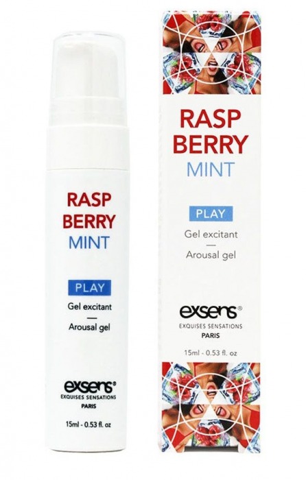 Возбуждающий гель Raspberry Mint с ароматом малины и мяты - 15 мл. - Exsens - купить с доставкой в Раменском
