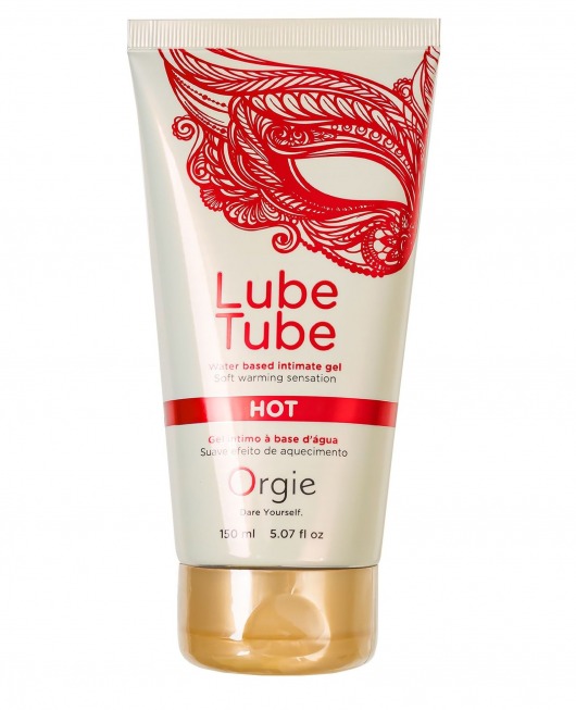 Интимный гель на водной основе Lube Tube Hot с разогревающим эффектом - 150 мл. - ORGIE - купить с доставкой в Раменском