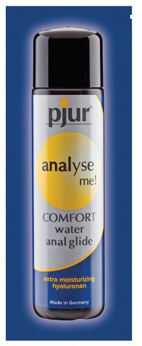 Анальный лубрикант pjur ANALYSE ME Comfort Water Anal Glide - 2 мл. - Pjur - купить с доставкой в Раменском