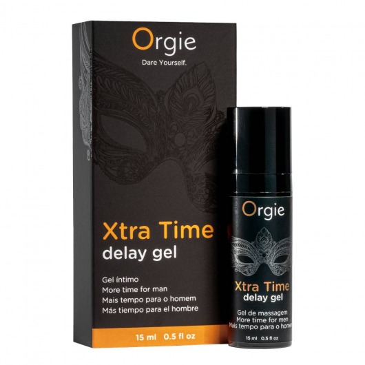 Продлевающий гель Orgie Xtra Time Delay Gel - 15 мл. - ORGIE - купить с доставкой в Раменском