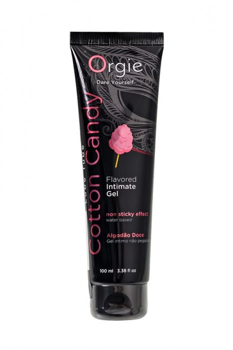 Интимный гель на водной осное Lube Tube Cotton Candy со вкусом сахарной ваты - 100 мл. - ORGIE - купить с доставкой в Раменском