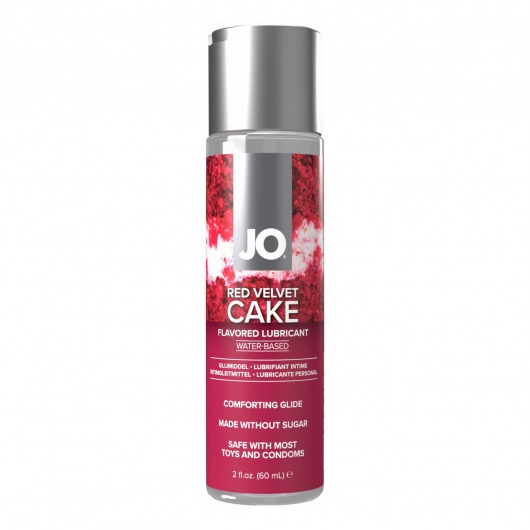 Лубрикант на водной основе JO H2O Red Velvet Cake Flavored Lubricant - 60 мл. - System JO - купить с доставкой в Раменском