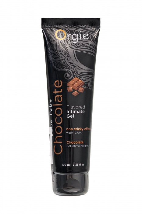 Интимный гель на водной основе Lube Tube Chocolate с шоколадным вкусом - 100 мл. - ORGIE - купить с доставкой в Раменском