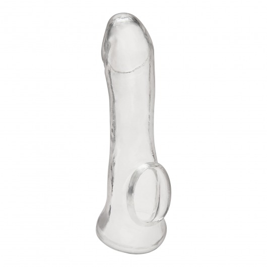 Прозрачная насадка на пенис Transparent Penis Enhancing Sleeve Extension - 15,9 см. - BlueLine - в Раменском купить с доставкой