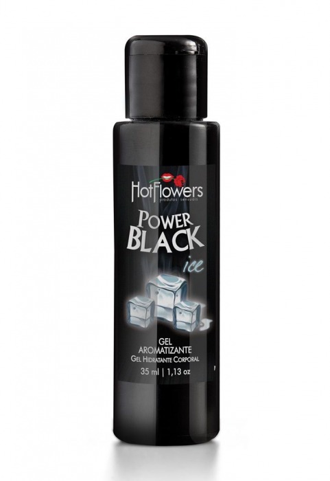 Стимулирующий гель для массажа Power Black - 35 мл. - HotFlowers - купить с доставкой в Раменском