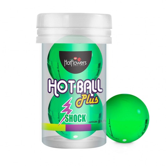 Лубрикант на силиконовой основе Hot Ball Plus с покалывающим эффектом (2 шарика по 3 гр.) - HotFlowers - купить с доставкой в Раменском