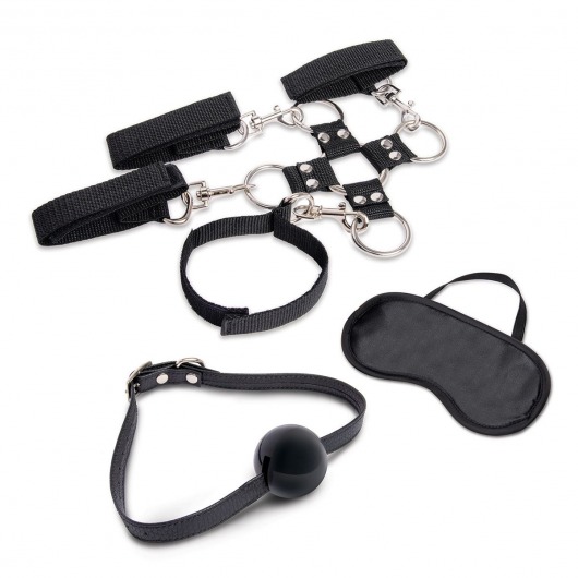 Набор для фиксации из 7 предметов Hogtie   Ball Gag Kit - Lux Fetish - купить с доставкой в Раменском