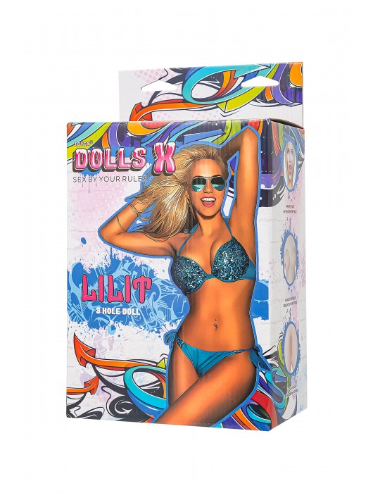 Надувная секс-кукла Lilit с тремя рабочими отверстиями - ToyFa - в Раменском купить с доставкой