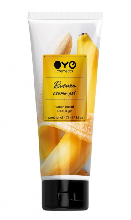 Лубрикант на водной основе OYO Aroma Gel Banana с ароматом банана - 75 мл. - OYO - купить с доставкой в Раменском