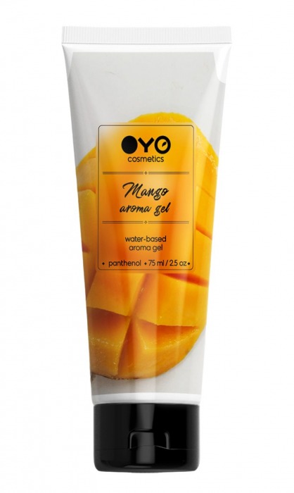 Лубрикант на водной основе OYO Aroma Gel Mango с ароматом манго - 75 мл. - OYO - купить с доставкой в Раменском