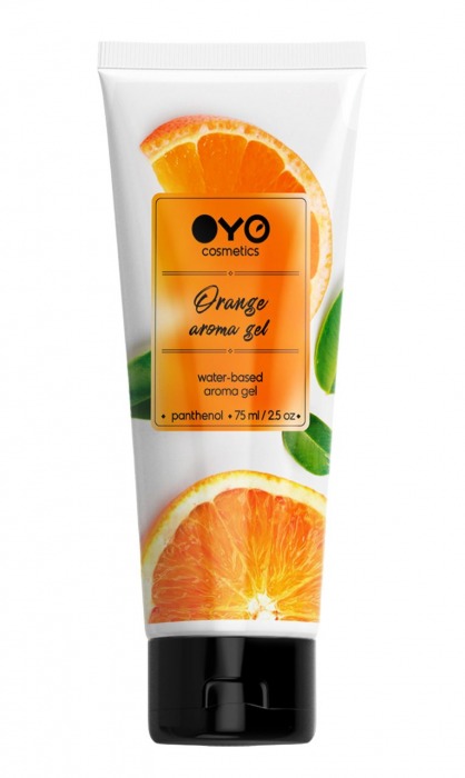 Лубрикант на водной основе OYO Aroma Gel Orange с ароматом апельсина - 75 мл. - OYO - купить с доставкой в Раменском