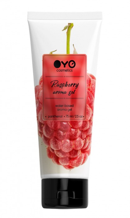 Лубрикант на водной основе OYO Aroma Gel Raspberry с ароматом малины - 75 мл. - OYO - купить с доставкой в Раменском