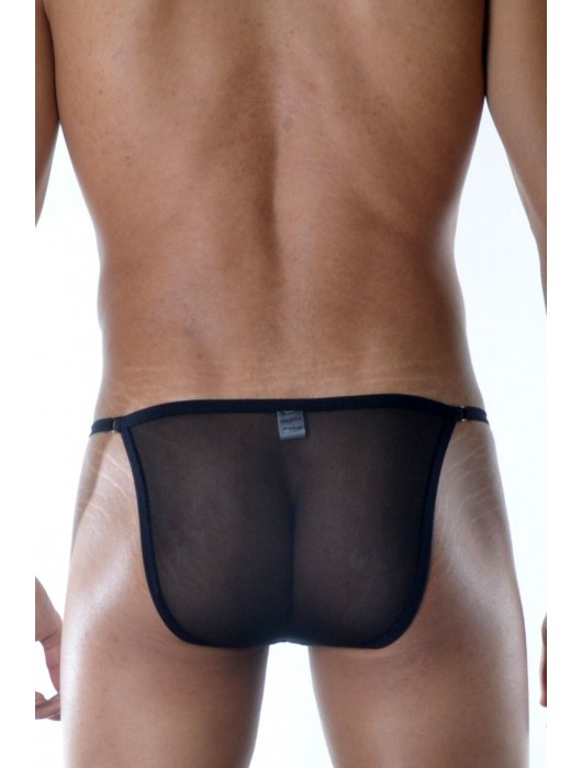 Черные полупрозрачные трусы-слипы - Don Moris купить с доставкой