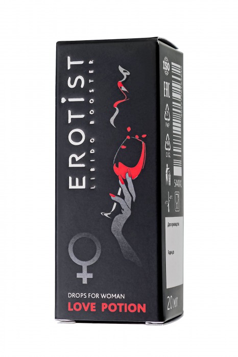 Возбуждающие капли для женщин Erotist Love Potion - 20 мл. - Erotist Libido Booster - купить с доставкой в Раменском