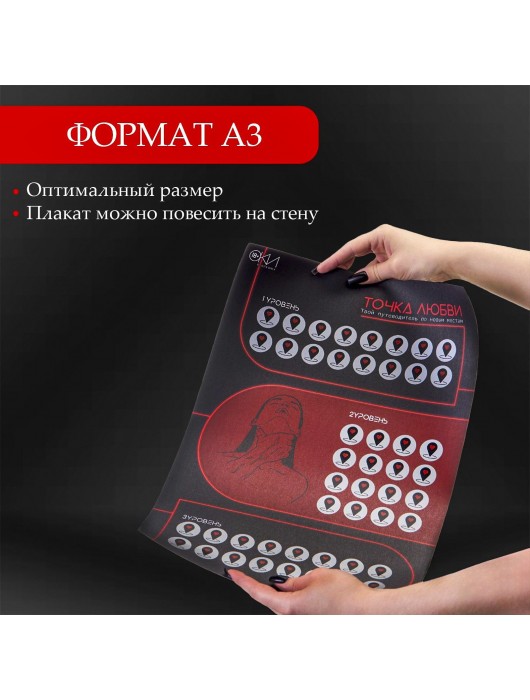Плакат для двоих  Точка любви  со скретч-слоем - Сима-Ленд - купить с доставкой в Раменском