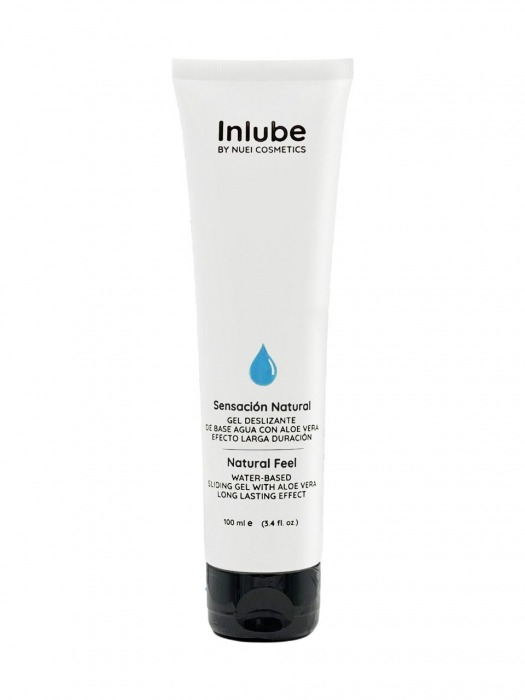 Интимный лубрикант с алоэ вера Inlube Natural Feel - 100 мл. - Nuei cosmetics - купить с доставкой в Раменском