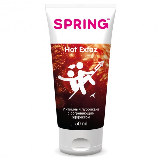 Согревающие интимный лубрикант Spring Hot Extaz - 50 мл. - SPRING - купить с доставкой в Раменском