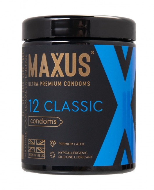 Классические презервативы MAXUS Classic - 12 шт. - Maxus - купить с доставкой в Раменском