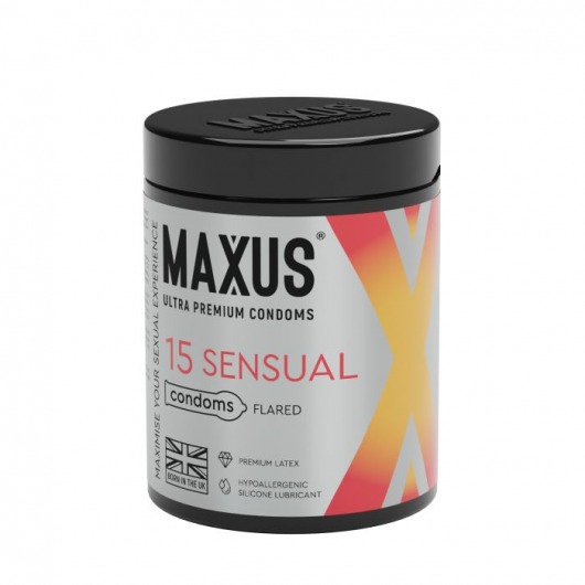 Анатомические презервативы MAXUS Sensual - 15 шт. - Maxus - купить с доставкой в Раменском