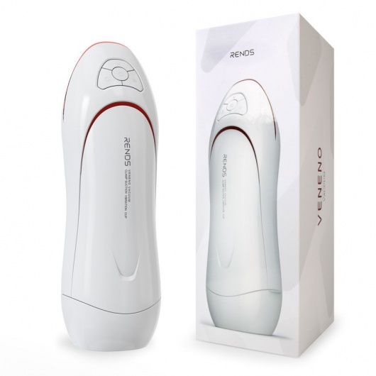Белый вибромастурбатор со сжатием и голосовым сопровождением - Rends - в Раменском купить с доставкой