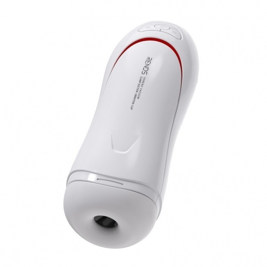 Белый вибромастурбатор со сжатием и голосовым сопровождением - Rends - в Раменском купить с доставкой