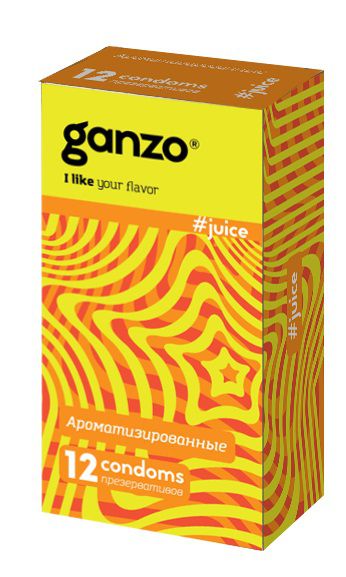 Ароматизированные презервативы Ganzo Juice - 12 шт. - Ganzo - купить с доставкой в Раменском