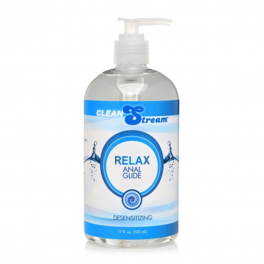 Анальный лубрикант на водной основе Relax Desensitizing Anal Lube - 503 мл. - XR Brands - купить с доставкой в Раменском